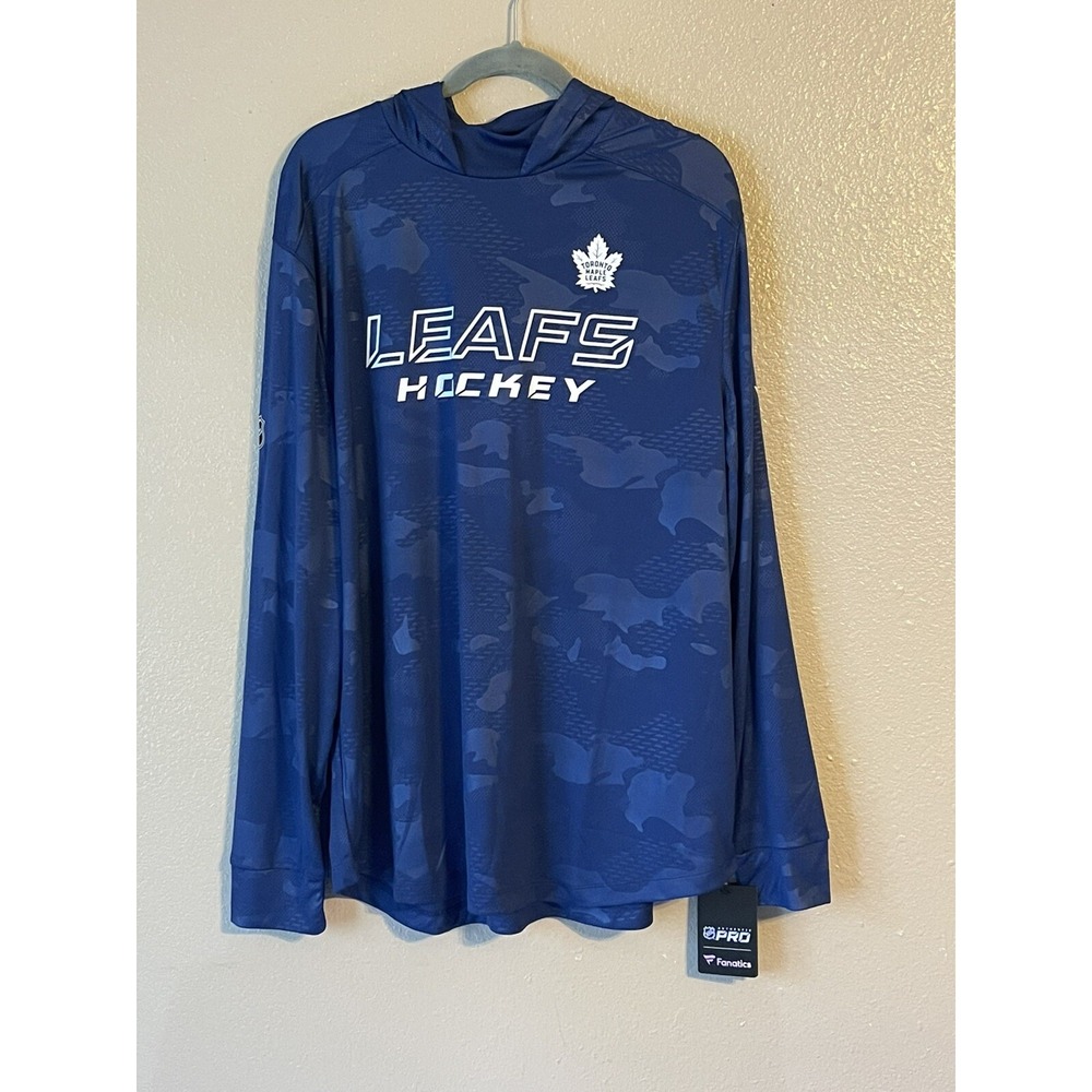 Men's‎ XL NWT Toronto Maple Leafs Fanatics Authentic Pro Camo Pullover Hoodie